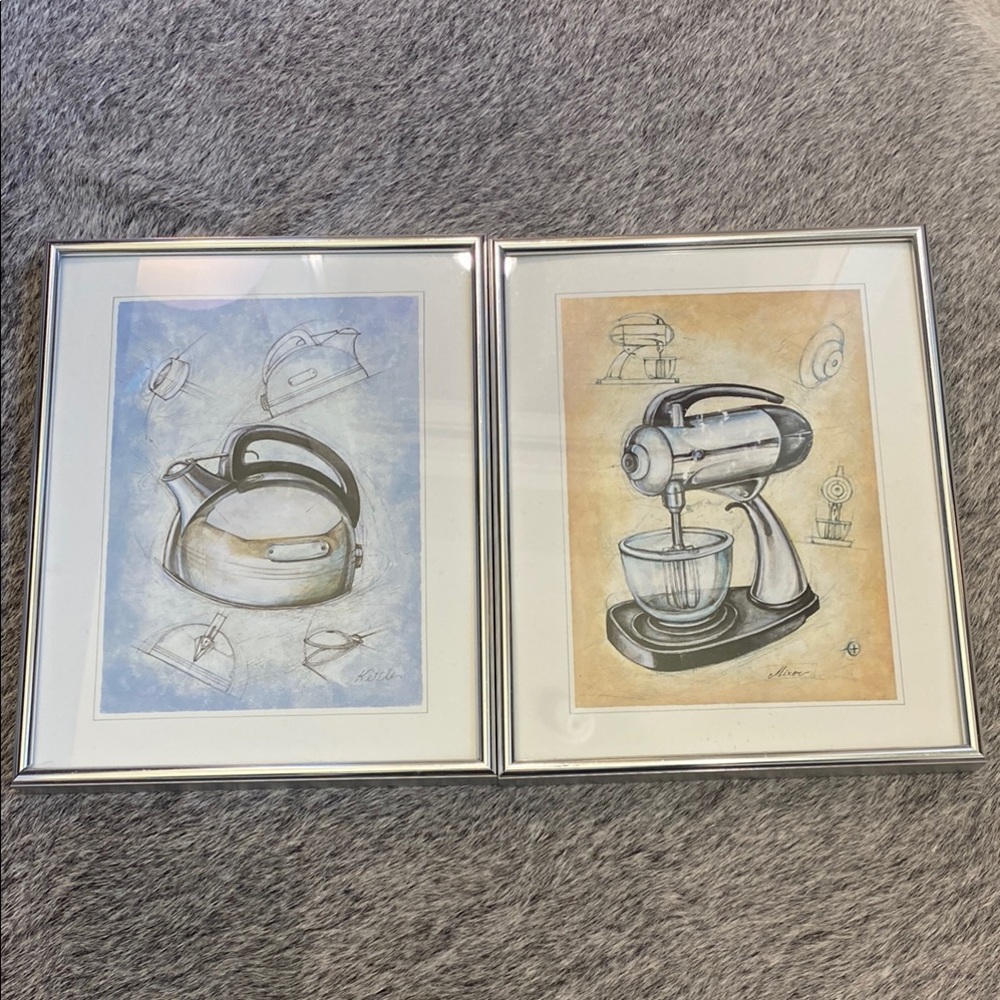 Framed Graphic Art  Kitchen Appliance Art Prints